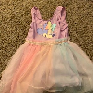 Minnie Mouse dress with built in leotard